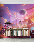 Papier Peint Espace - Piste Interplanétaire