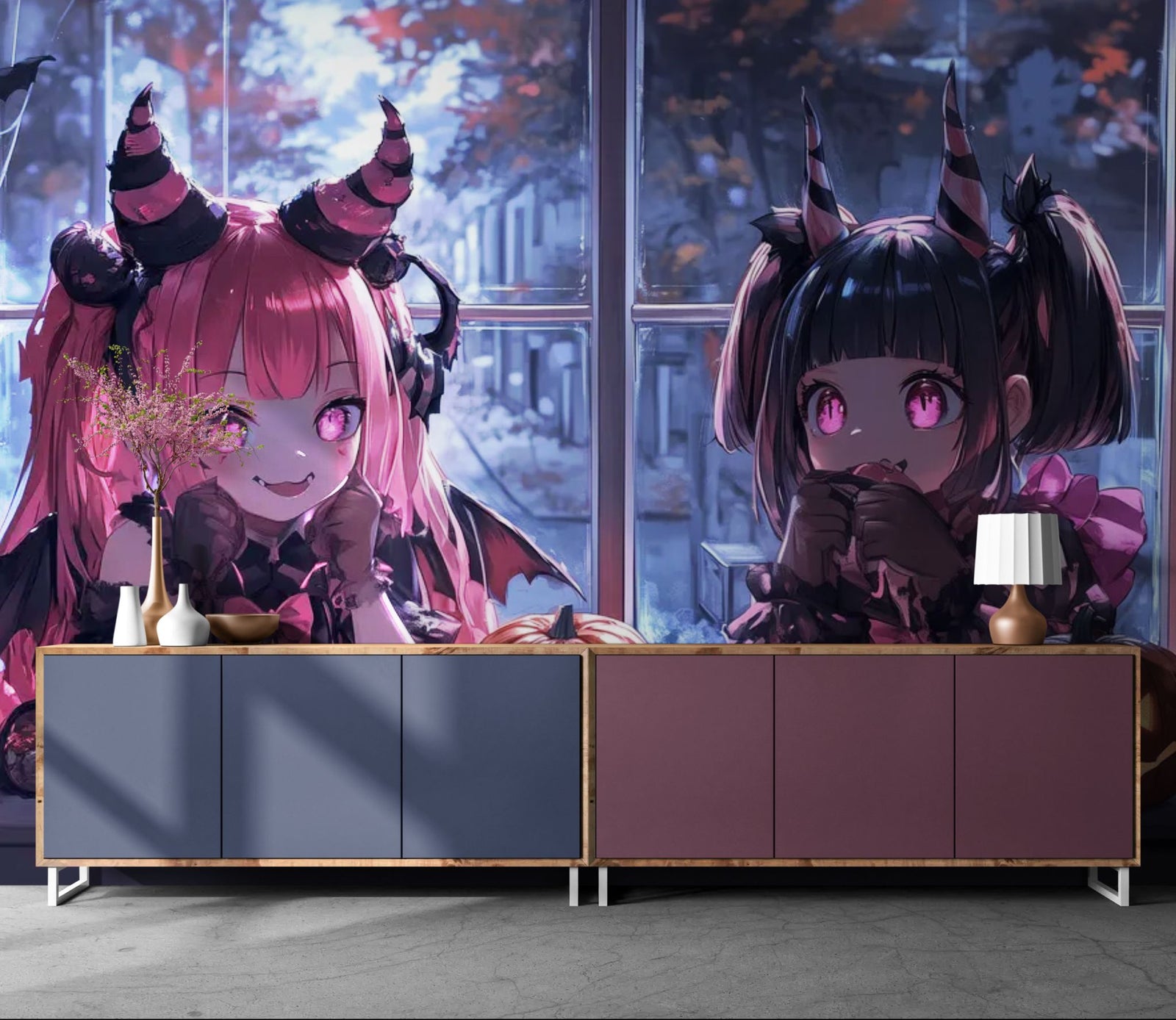 Papier Peint Halloween - Sorcières Bonbons