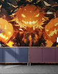 Papier Peint Halloween Anime - Reine Citrouille