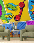 Pop Art Wallpaper – Retro Comic Book Decor