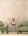 Floral wallpaper – Delicate illustration on a watercolor background