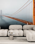 Papier peint Voyage – Pont Golden Gate et brume