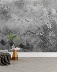 Papier peint grunge - texture de mur brut gris industriel