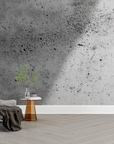 Papier peint grunge - béton ciré bicolore avec zone d'ombre