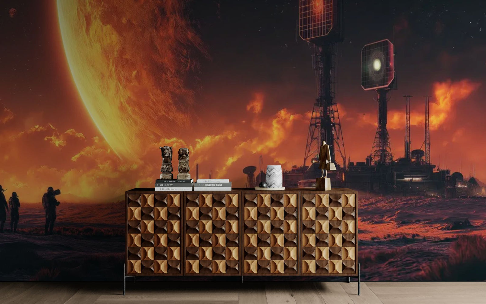 Science fiction wallpaper – Futuristic space colony