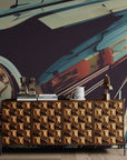 Papier peint Vintage – voiture au style rétro