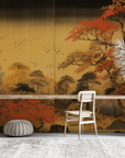 Nature wallpaper - Autumn Asian forest landscape