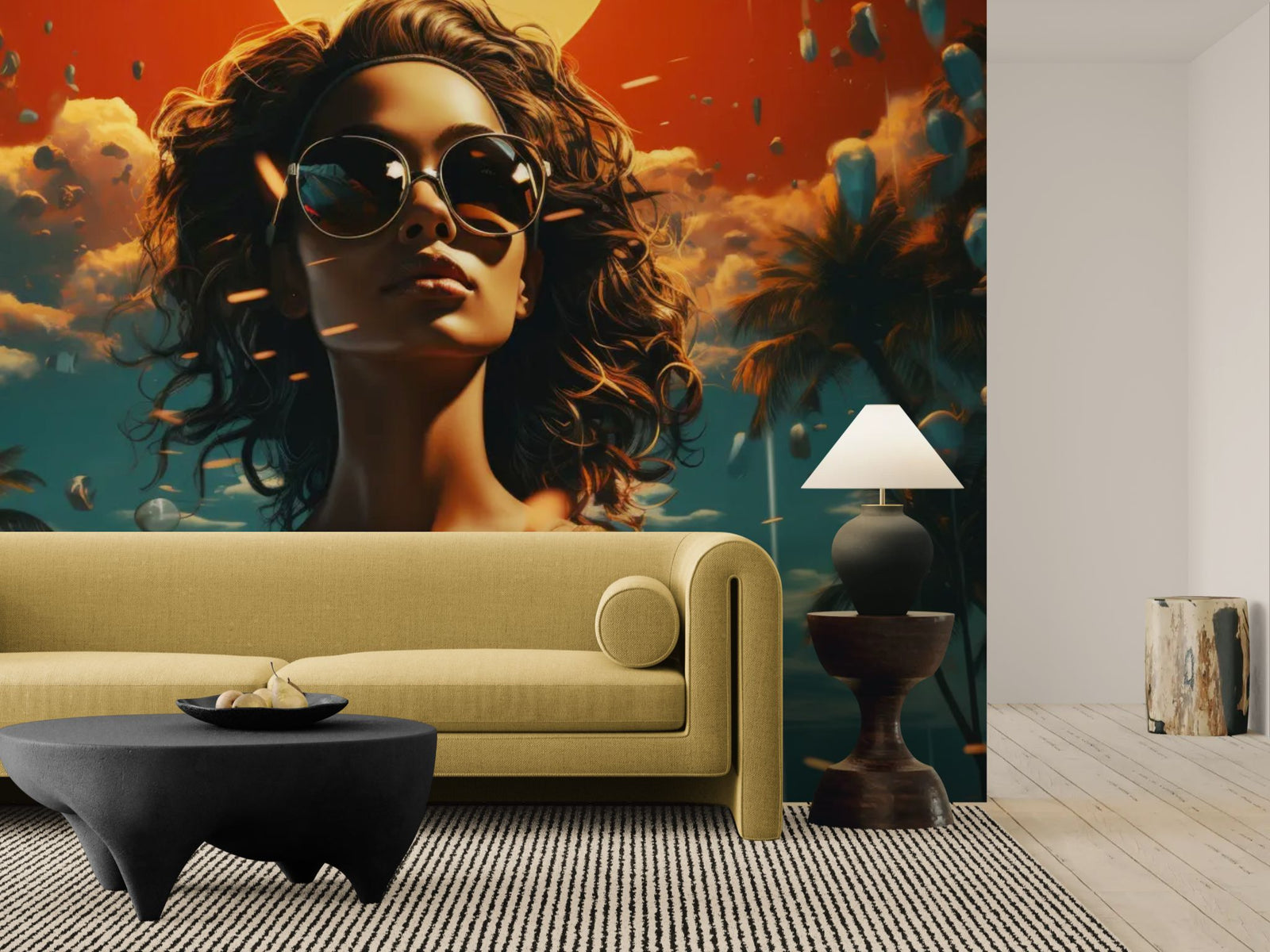 Papier Peint Summer Vibes - Reine du Soleil