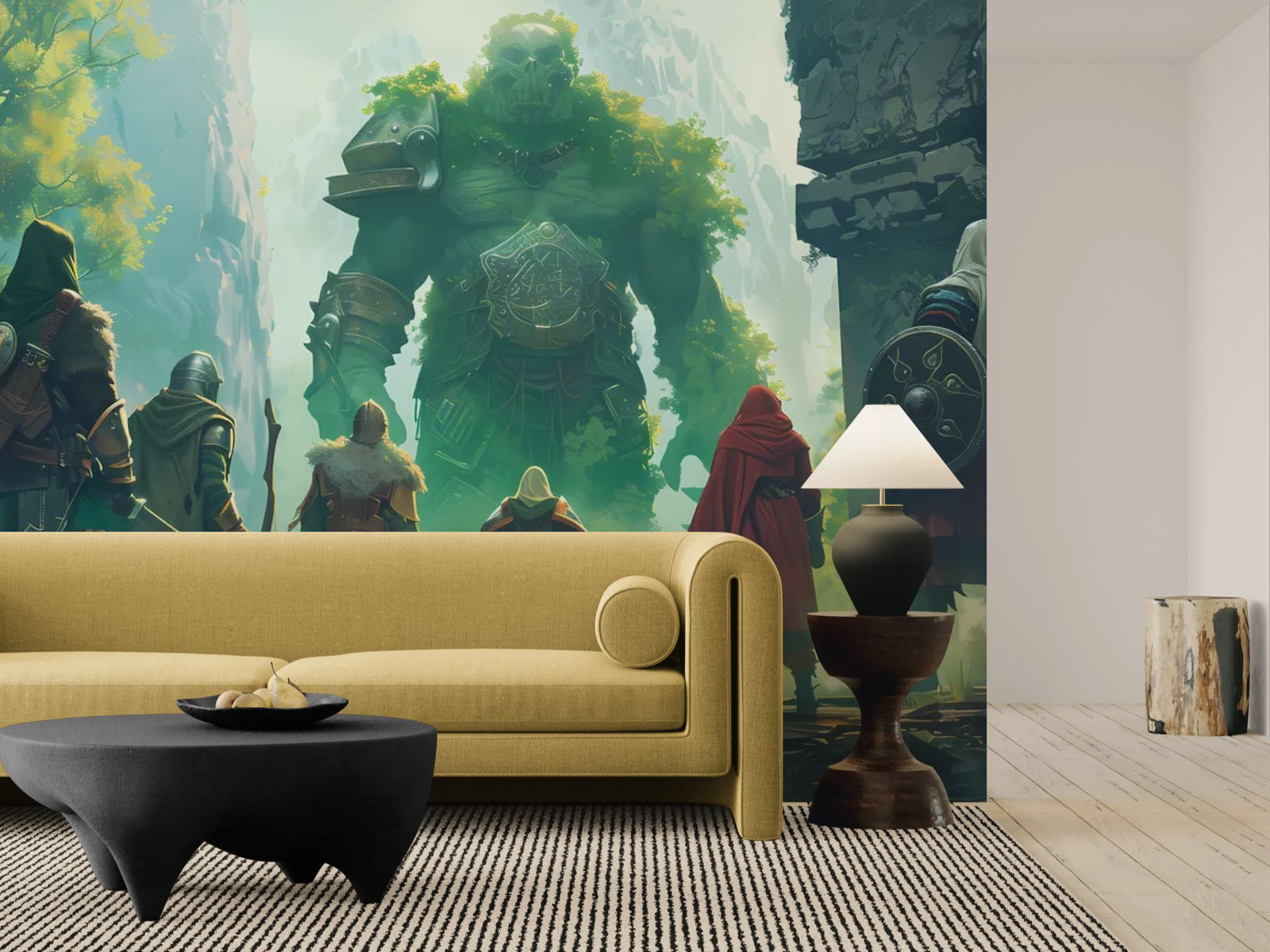 Papier Peint Fantasy - Gardien de Pierre Sacré