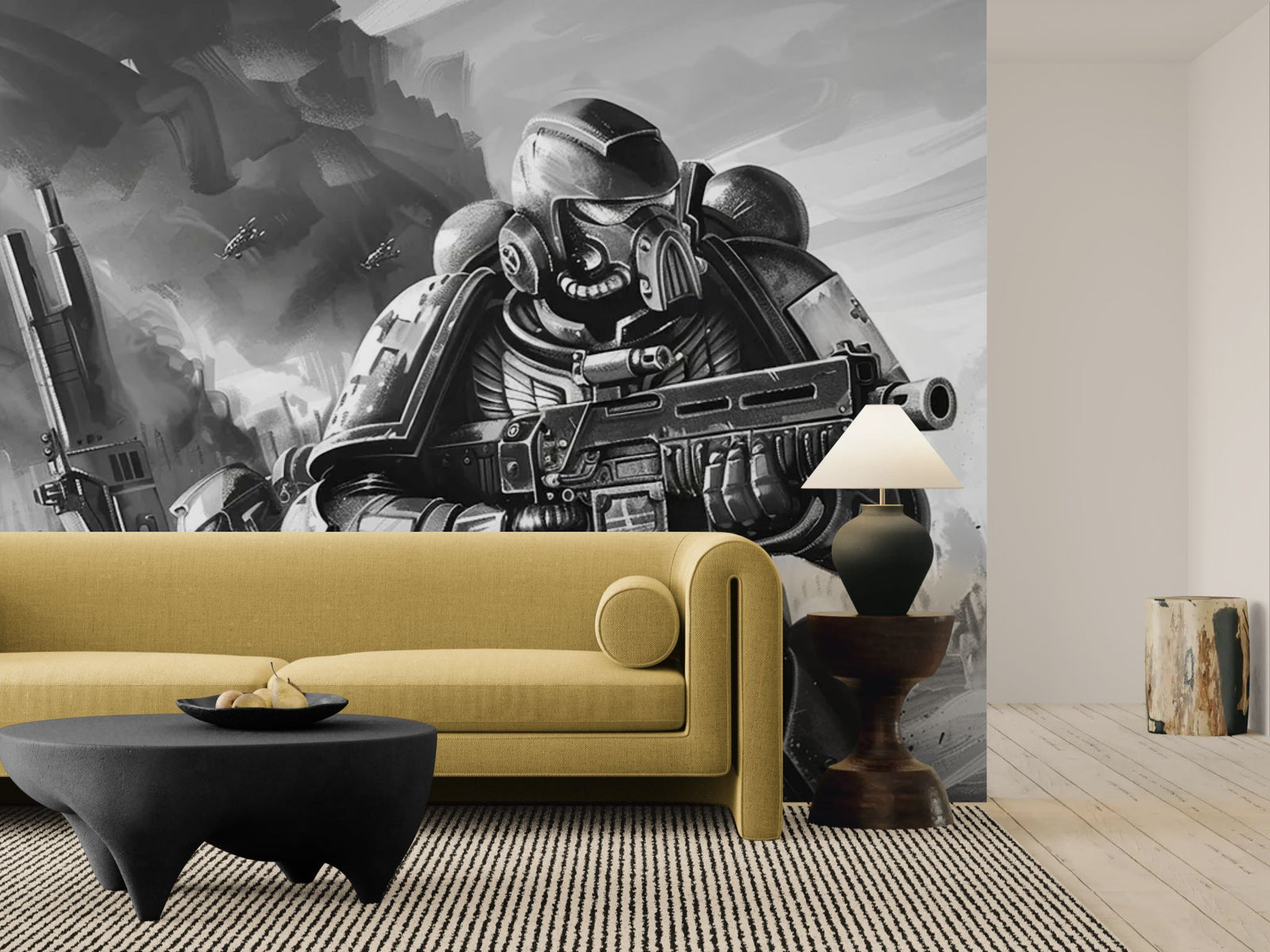 Papier Peint Futuriste - Soldats d’Acier