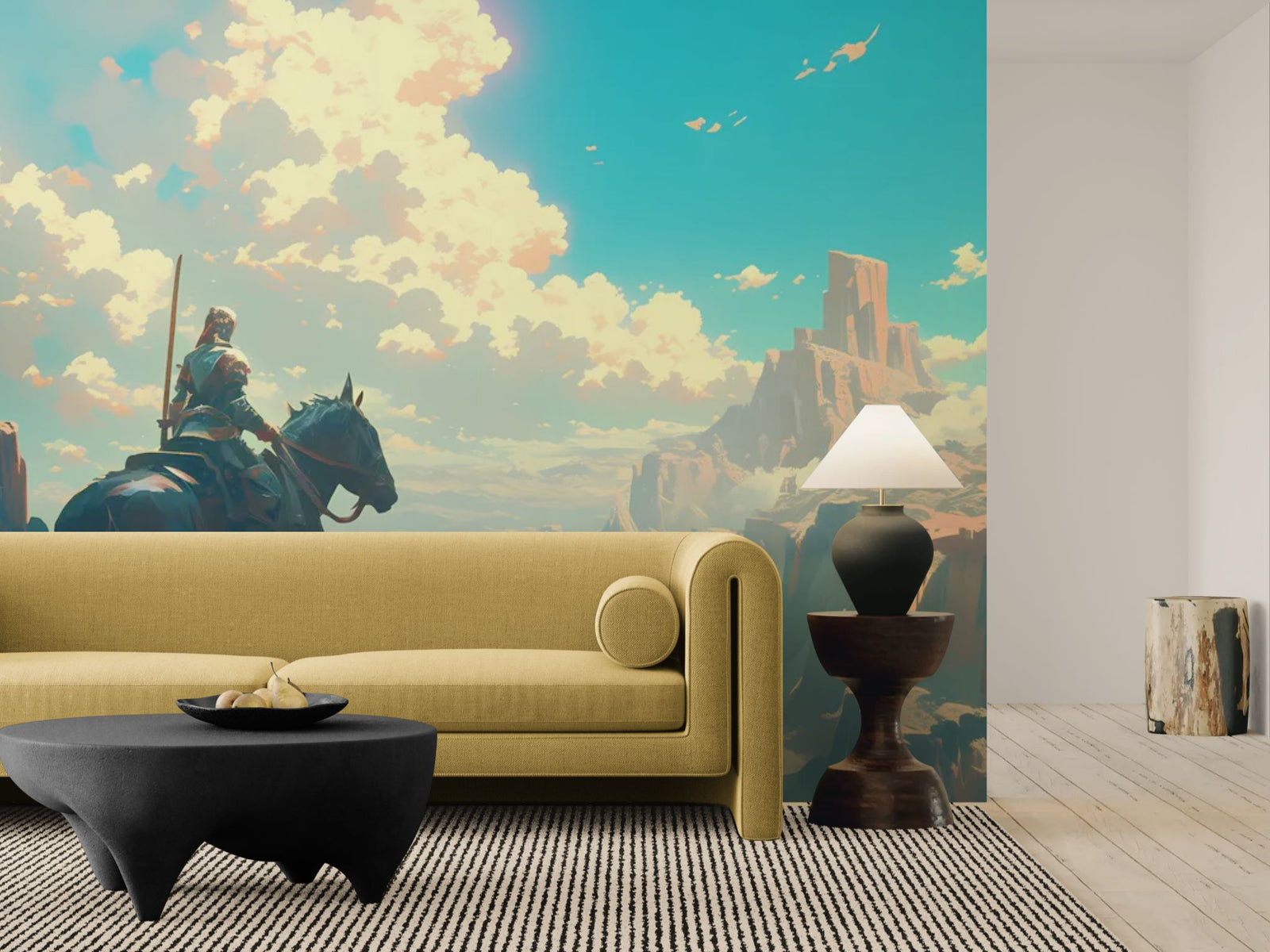 Papier Peint Fantasy - Vigie des Montagnes Sacrées