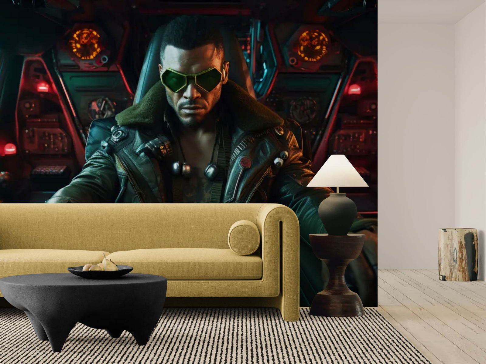 Papier Peint Cyberpunk - Commandant