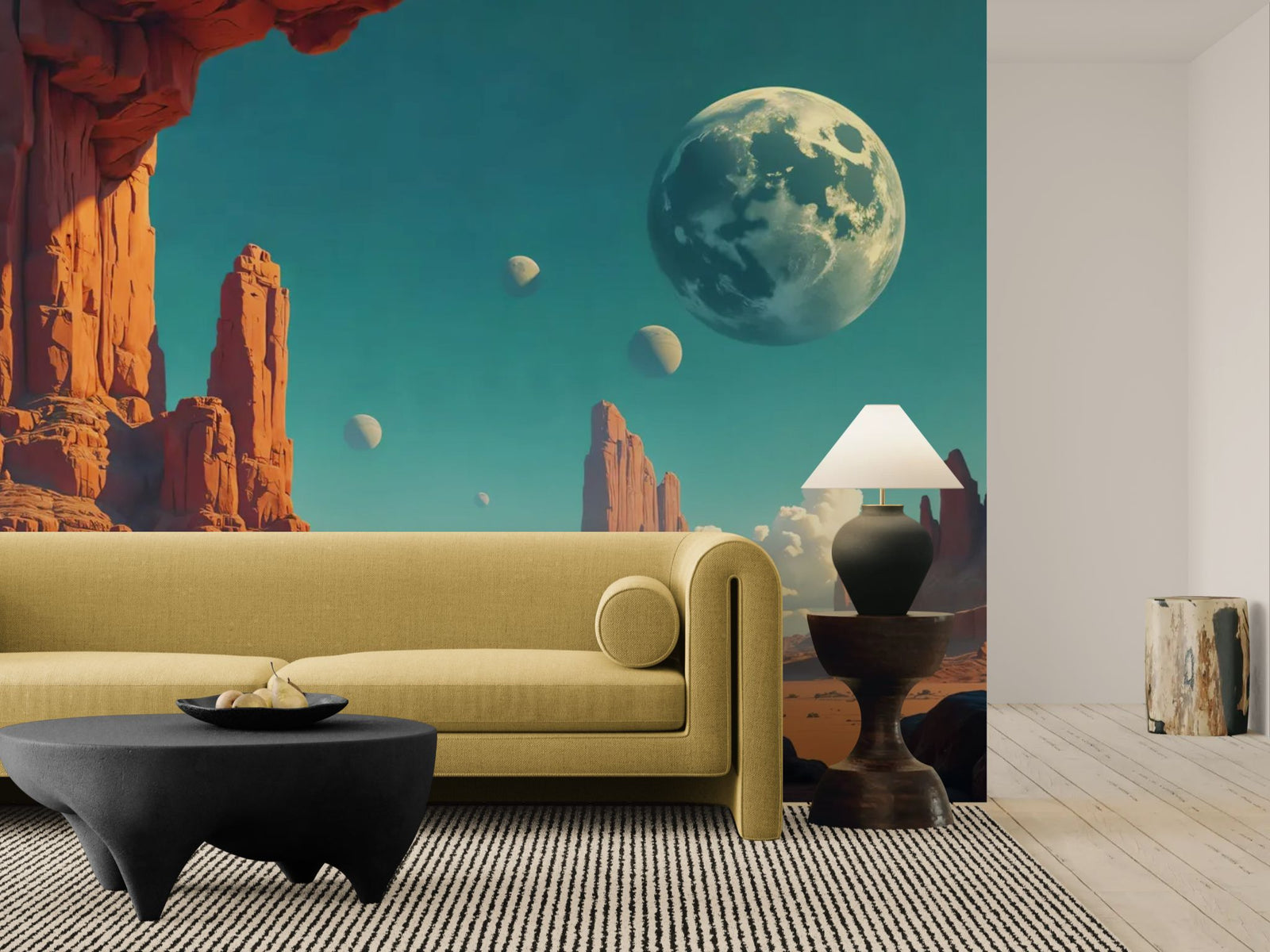 Papier peint science-fiction – désert extraterrestre