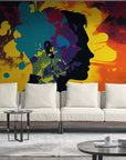Papier Peint Abstrait - Ombres Artistiques
