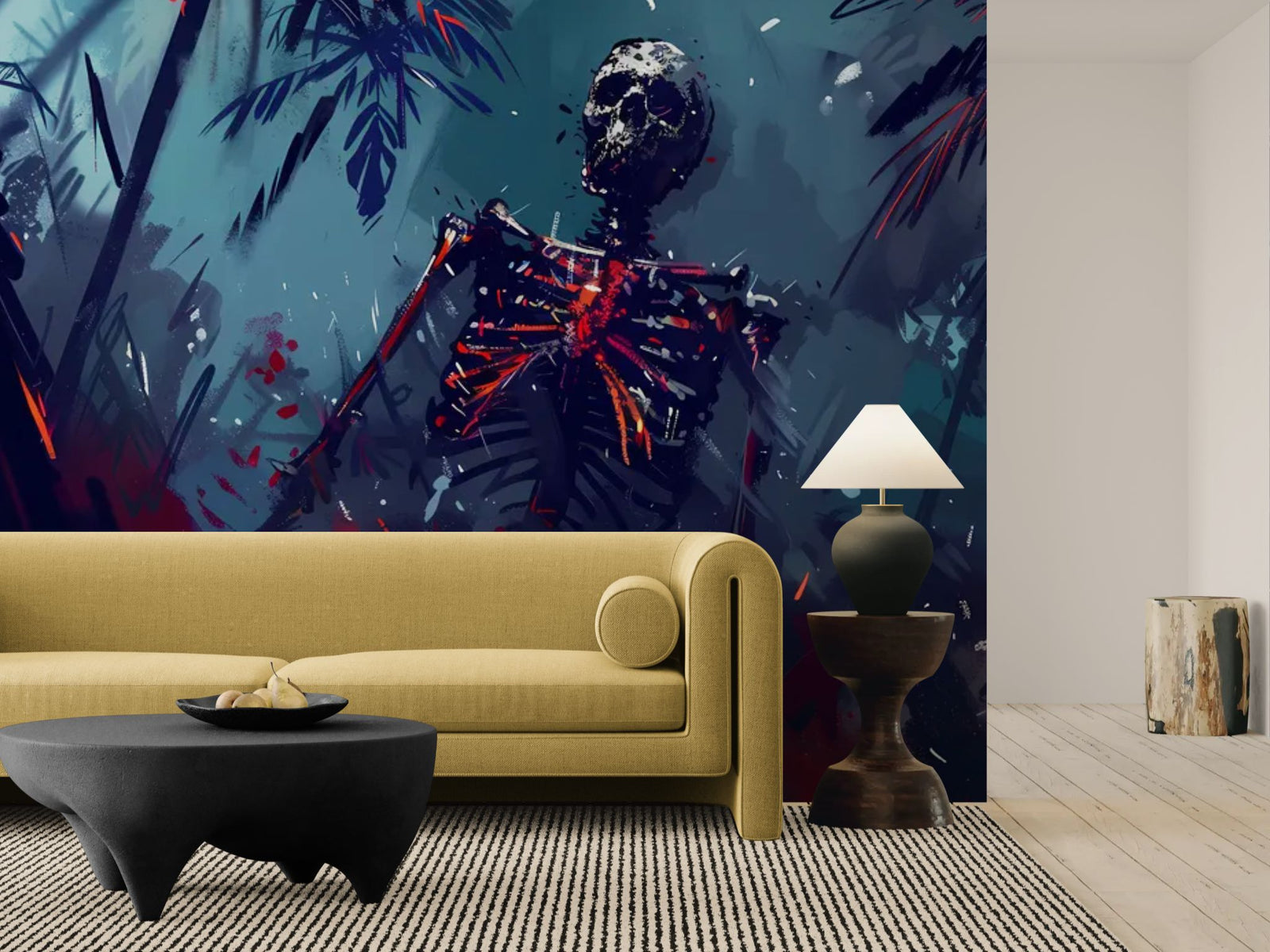 Papier Peint Sombre – Reliques du Guerrier Maudit