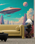 Futuristic Wallpaper - Quantum Triangle Corridor