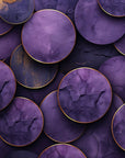 Papier Peint Abstrait - Rond Violet