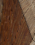 Papier Peint Art Déco - Lignes De Bois