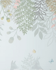 Foliage Wallpaper – Soft Animal Shadows under a Veil of Leaves