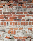 Papier Peint Pierre - Vieux Mur de Briques Érodées