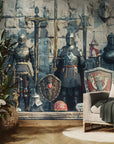 Medieval Wallpaper – Collection of Ancient Armor and Weapons