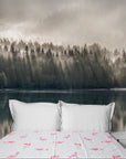 Papier Peint Nature - Baie Brumeuse des Pins