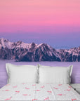 Mountain Wallpaper - Snow-Covered Peak Above the Clouds