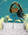 Wallpaper Illustration – Futuristic Heroine