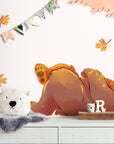 Papier peint enfant – Ours d’automne paisible