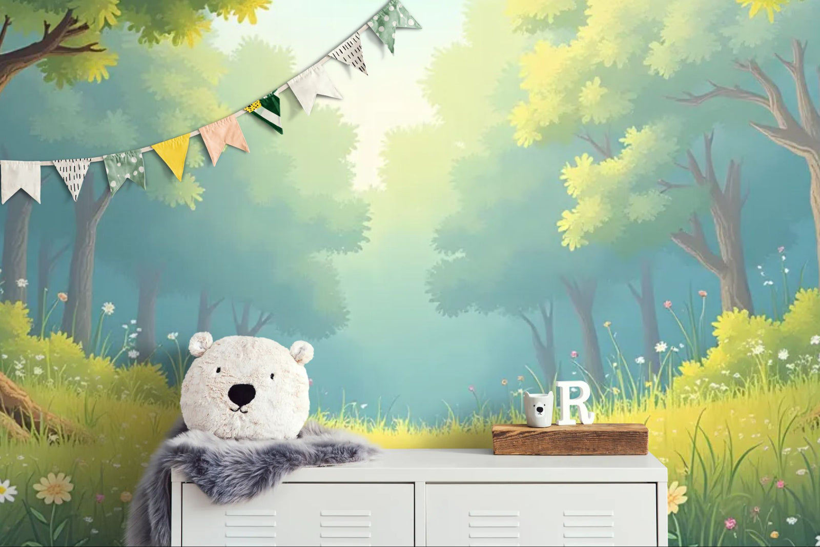 Forest wallpaper – Gentle enchanted clearing