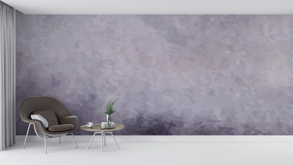 Papier peint grunge - fond abstrait nuageux violet et gris