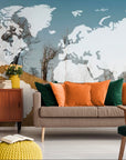 papier peint carte du monde – horizons d’aventure