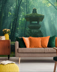 Forest wallpaper – mystical Japanese temple