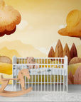 Children's wallpaper – Poetic autumn landscape