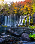 Papier Peint Paysage - Cascade d'Automne