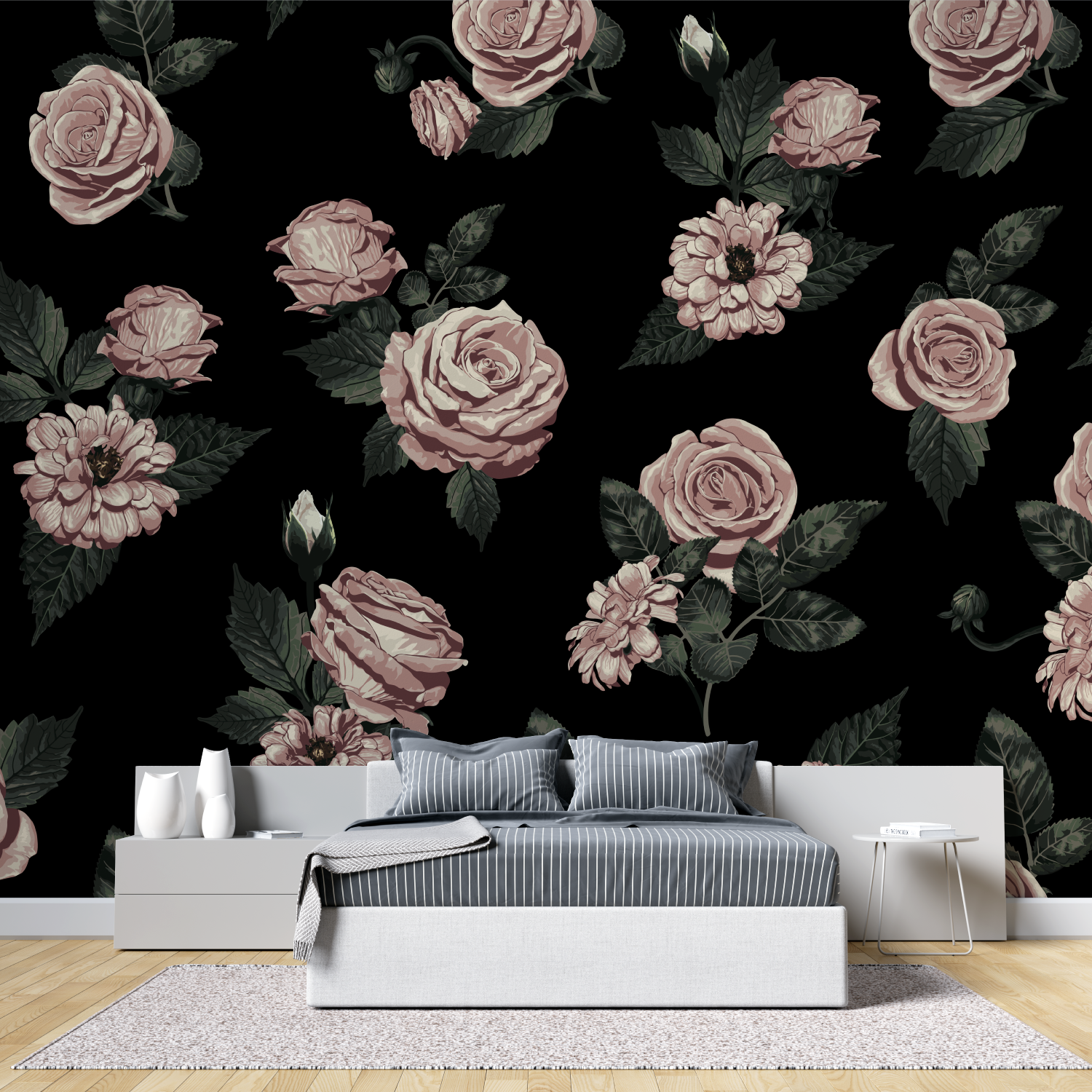 Floral Wallpaper - Romantic Vintage Roses