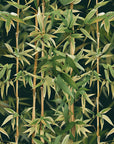 Papier Peint Forêt  - Bambous Dorés