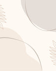 Minimalist Wallpaper - Stylized Leaves