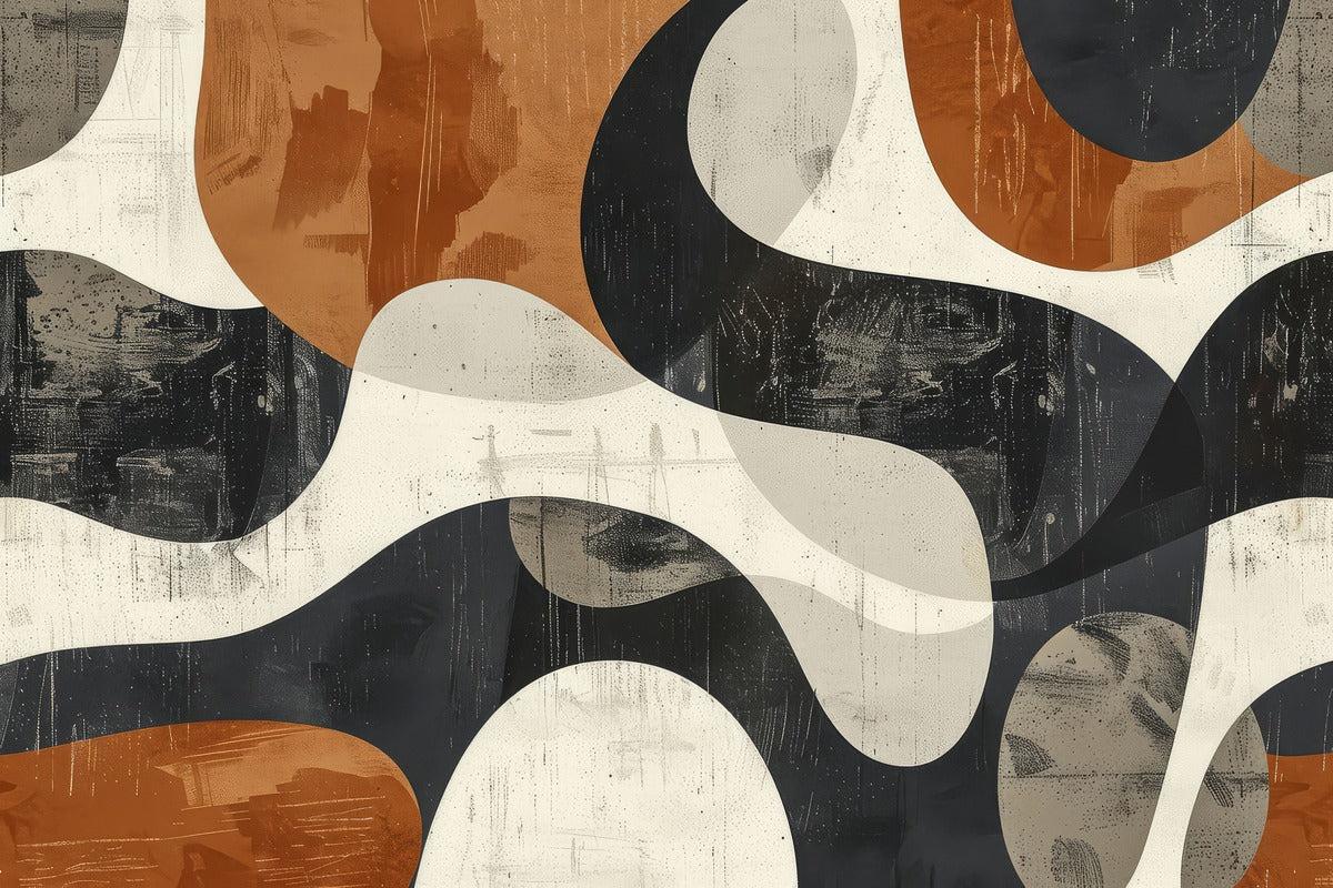 Papier Peint Abstrait - Nuances Intenses