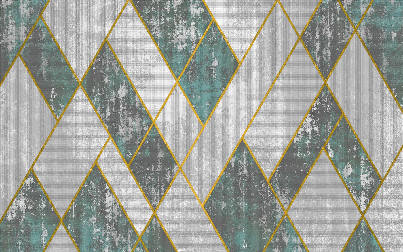 Geometric Wallpaper - Aged Diamonds