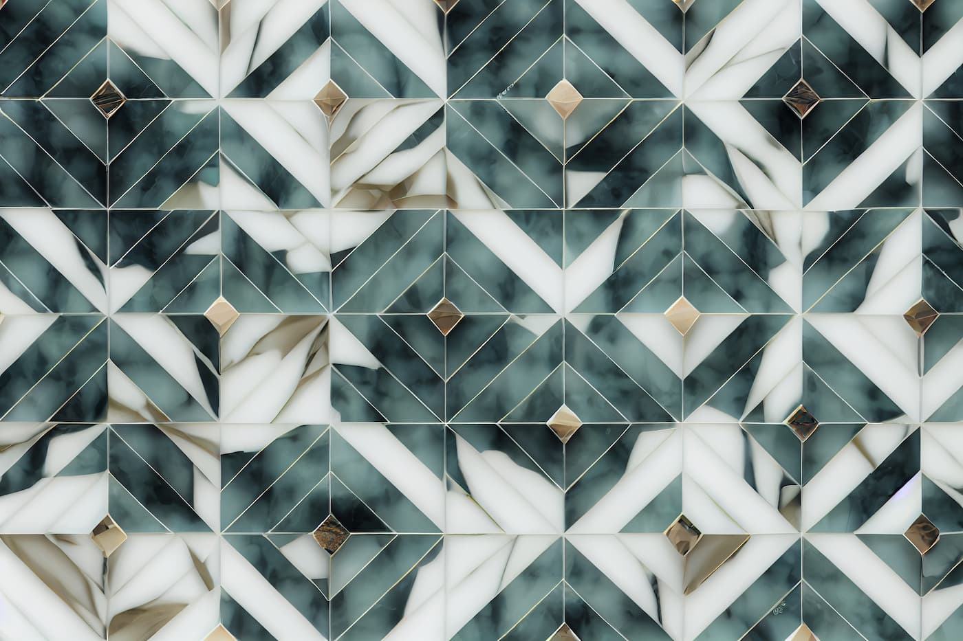 Geometric Wallpaper - Luxurious Marble