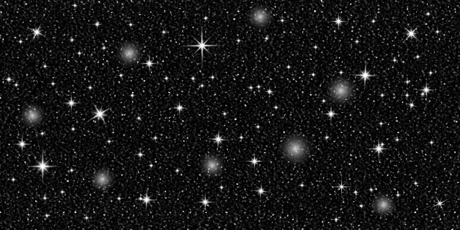 Black and White Wallpaper - Night Starbursts