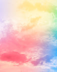 Papier Peint Design - Nuages Multicolores