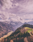 Landscape Wallpaper – Mountain Path and Isolated Farmhouse