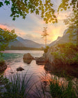 Landscape wallpaper – Lake and natural forest
