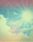 Landscape wallpaper – Pastel clouds and vintage dreamy sky