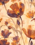 Floral wallpaper – watercolor background with mocha flowers