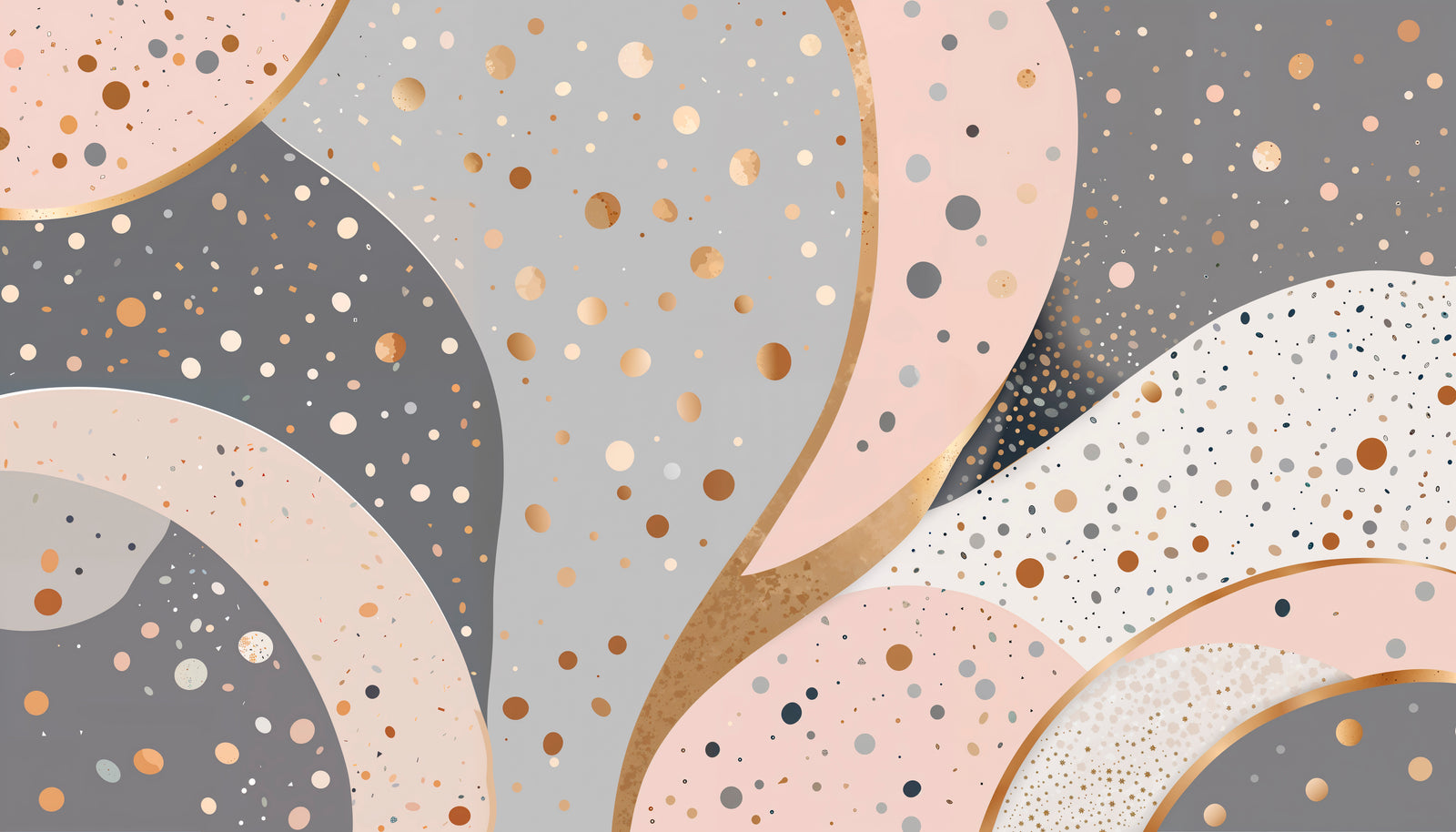 Abstract wallpaper – Beige and gold