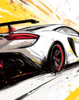 artistic wallpaper – dynamic sports car
