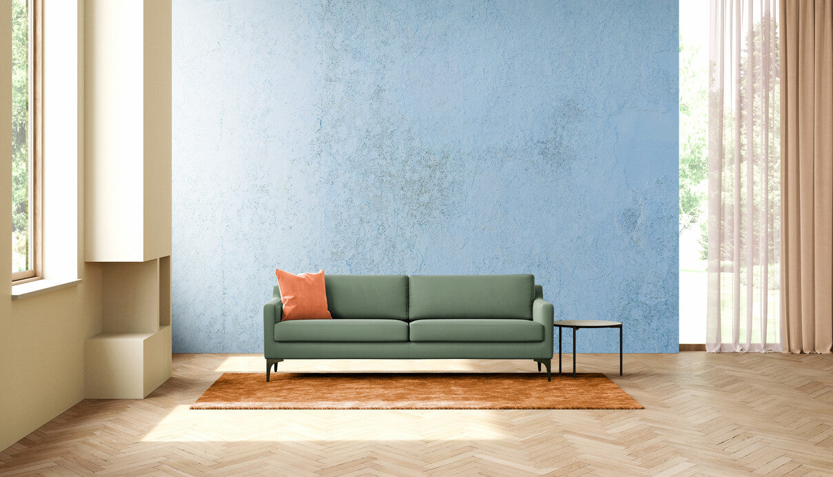 Retro Wallpaper - Light Blue Textured Wall